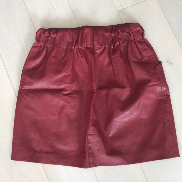 Zara Faux Leather Skirt - Picture 3 of 3